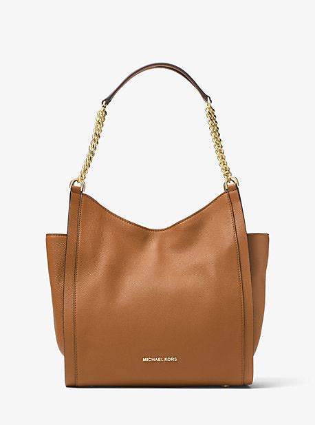 Newbury Pebbled Leather Chain Tote Bag – Michael Kors Pre 